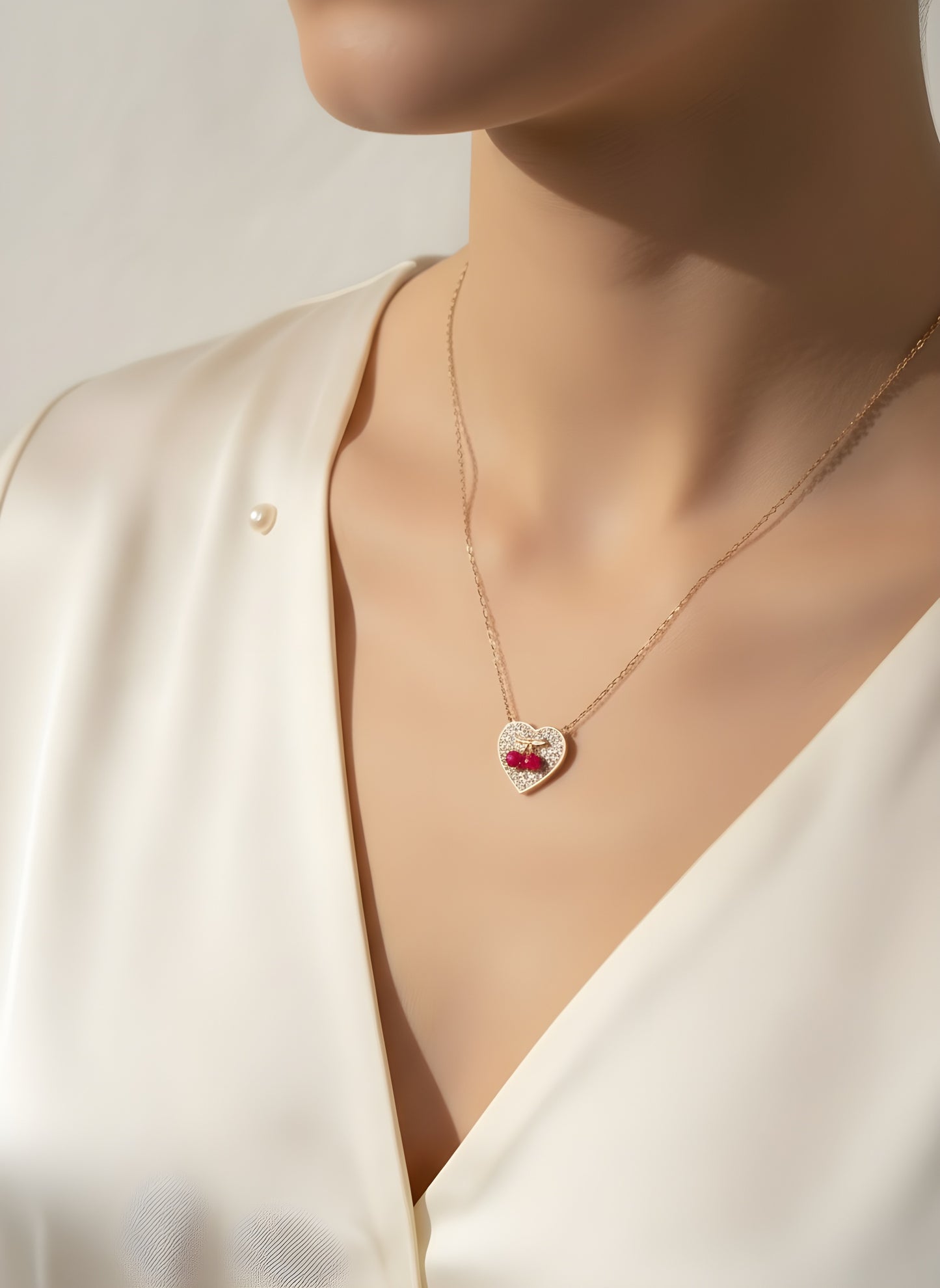 Cherry Kisses Necklace