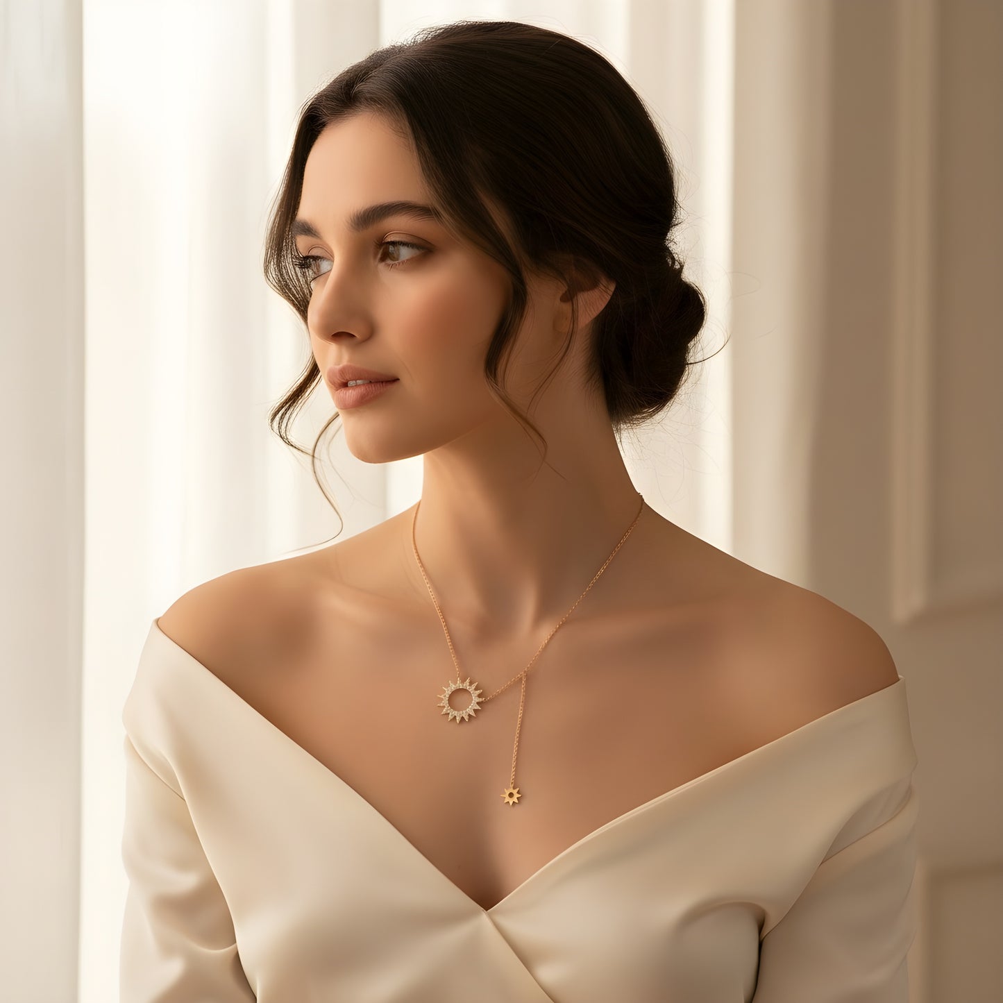 Sun & Star Necklace