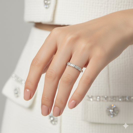 Frostline Band Ring