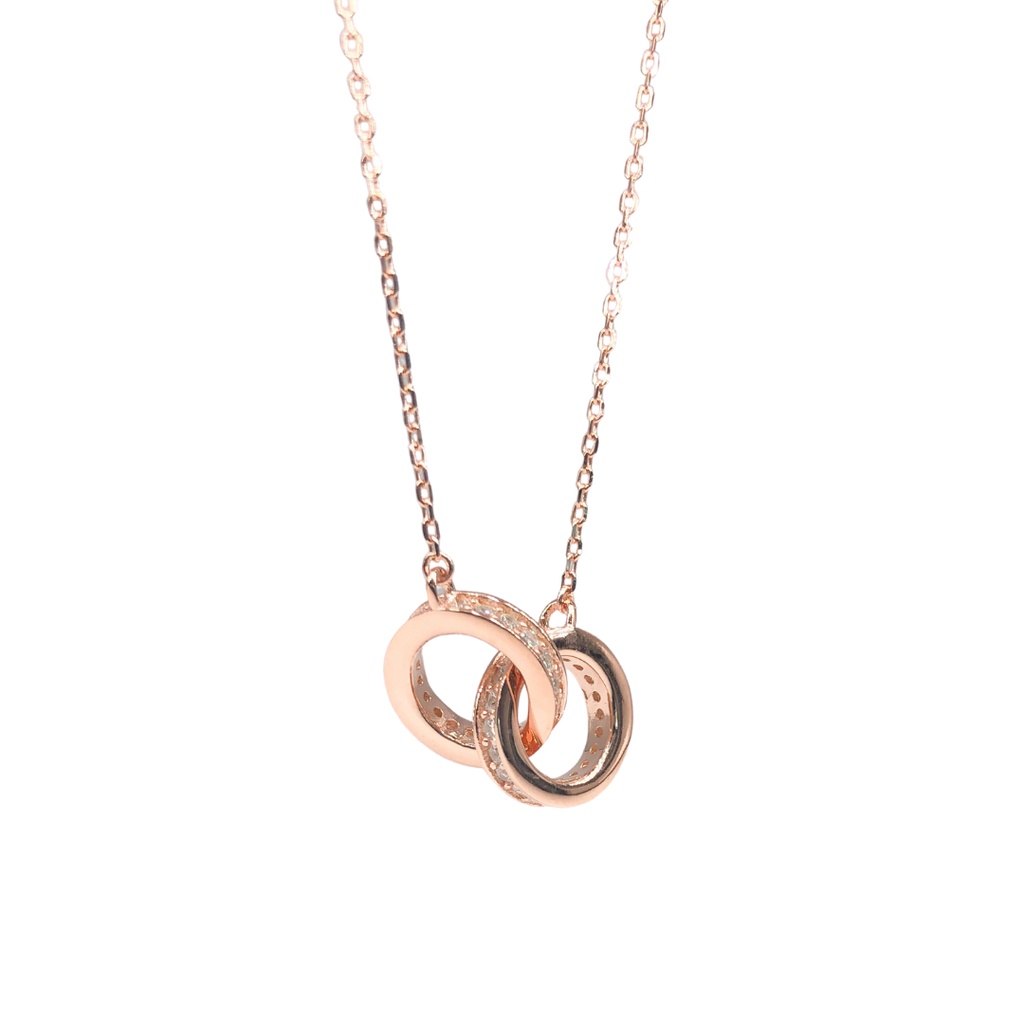 Connected Loops Pendant Necklace