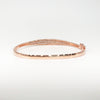 All-In Crystal Bangle in Rose Gold