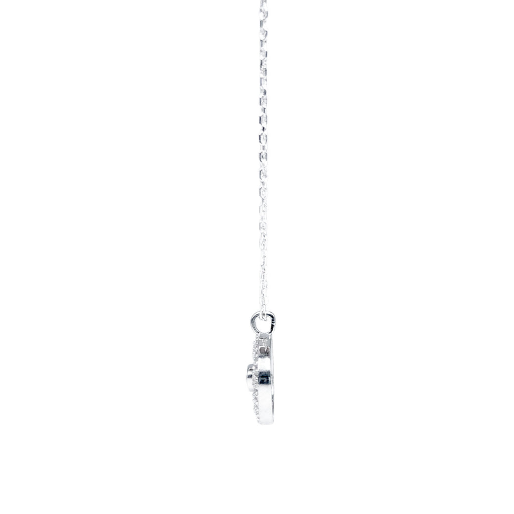 Free Floating Circle Necklace