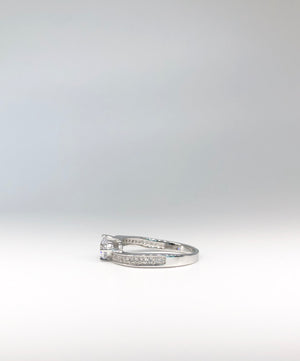 Queen Of Crystals Silver Ring