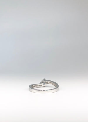 Queen Of Crystals Silver Ring