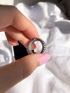 Bold Silver Cubic Zirconia Ring