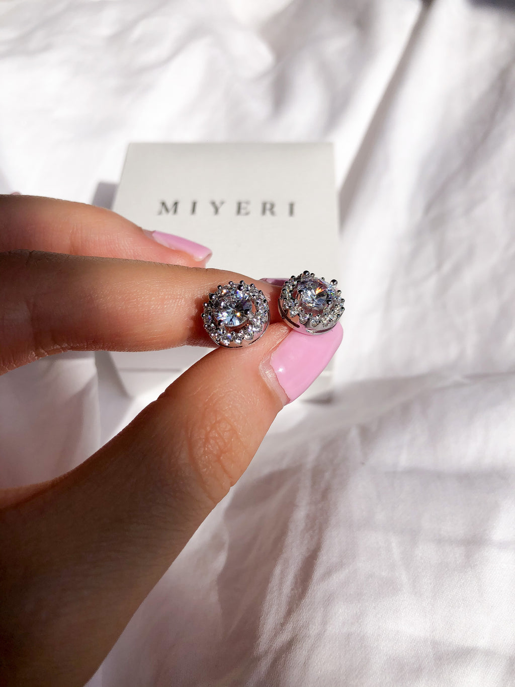 Elegant Round Stud Earrings