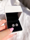 Elegant Round Stud Earrings