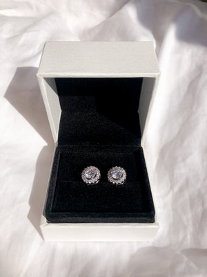 Elegant Round Stud Earrings