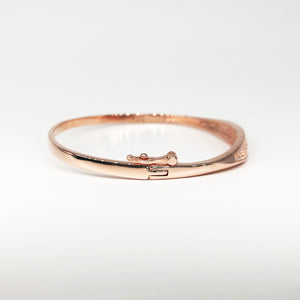 All-In Crystal Bangle in Rose Gold