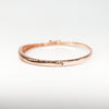 All-In Crystal Bangle in Rose Gold