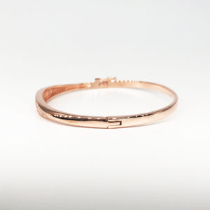 All-In Crystal Bangle in Rose Gold