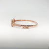 Triple Clovers Rose Gold Bracelet