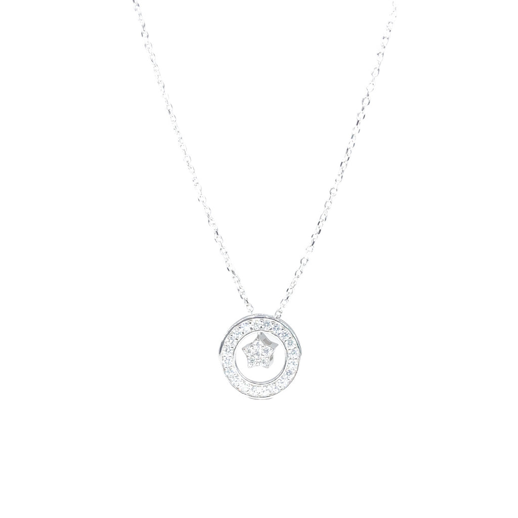 Twinkle Star Silver Necklace