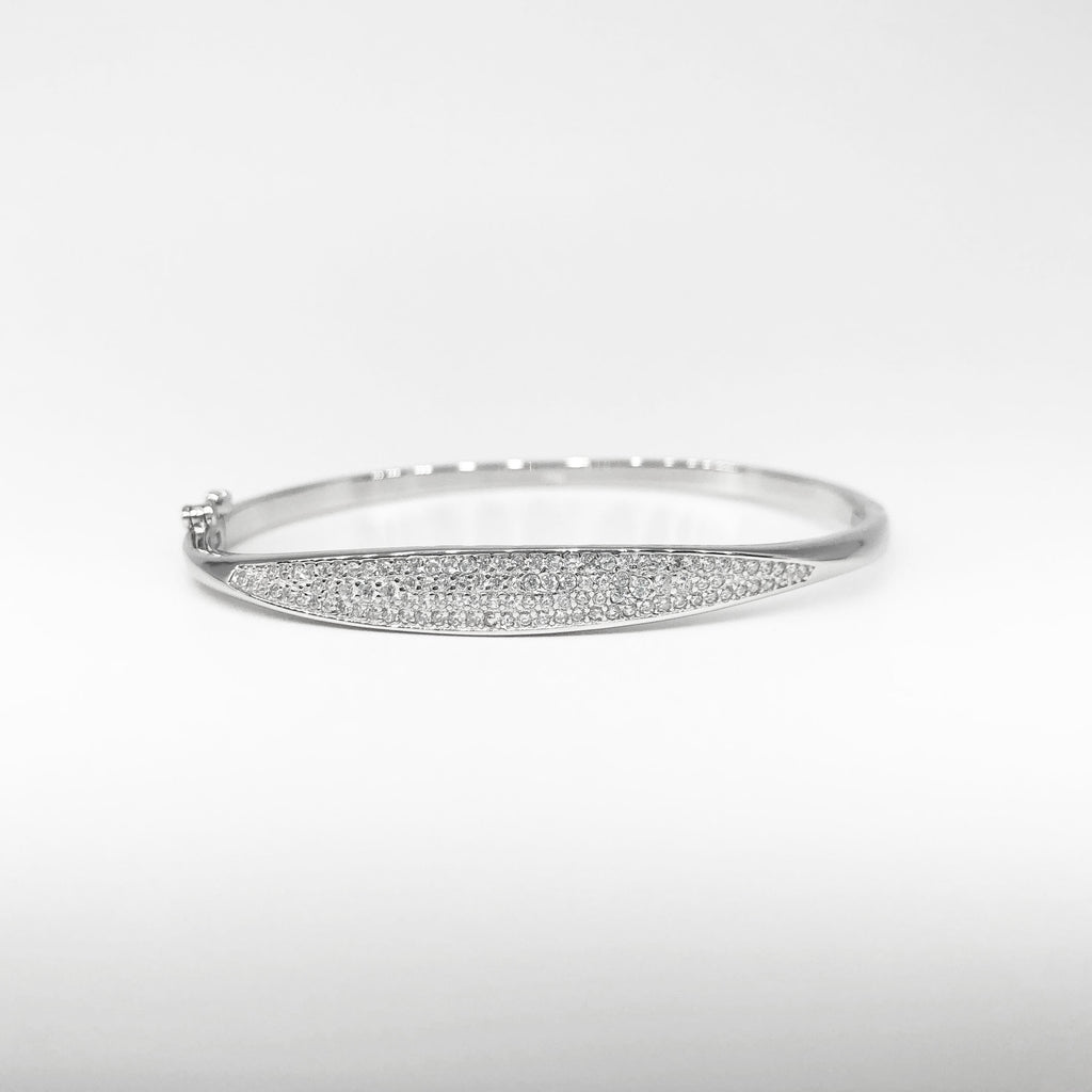 All-In Crystal Bangle Bracelet