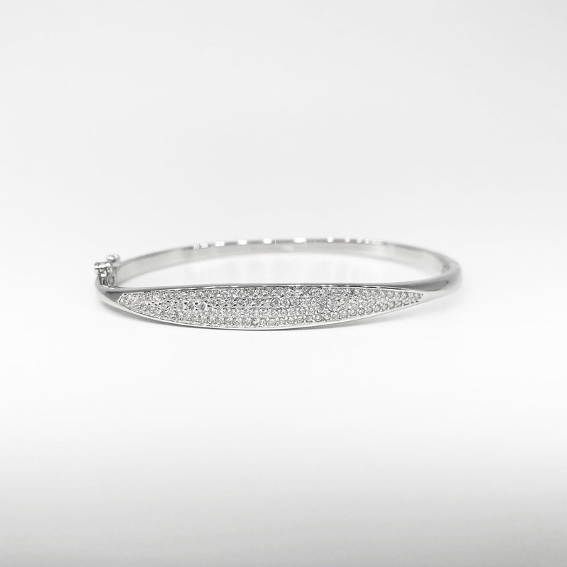 All-In Crystal Bangle Bracelet