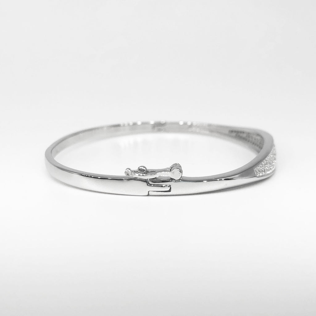 All-In Crystal Bangle Bracelet