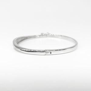 All-In Crystal Bangle in Rose Gold